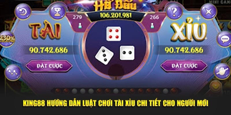 luật chơi tài xỉu tại nhà cái king88vina.blog