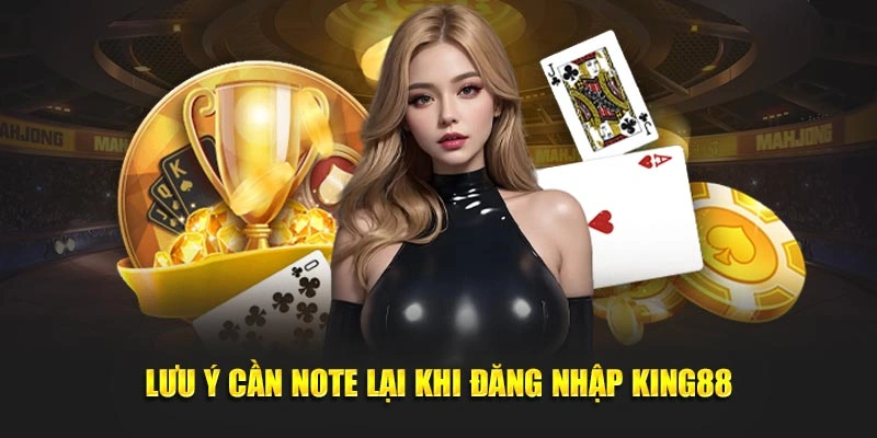 Lưu ý cần note lại khi đăng nhập King88